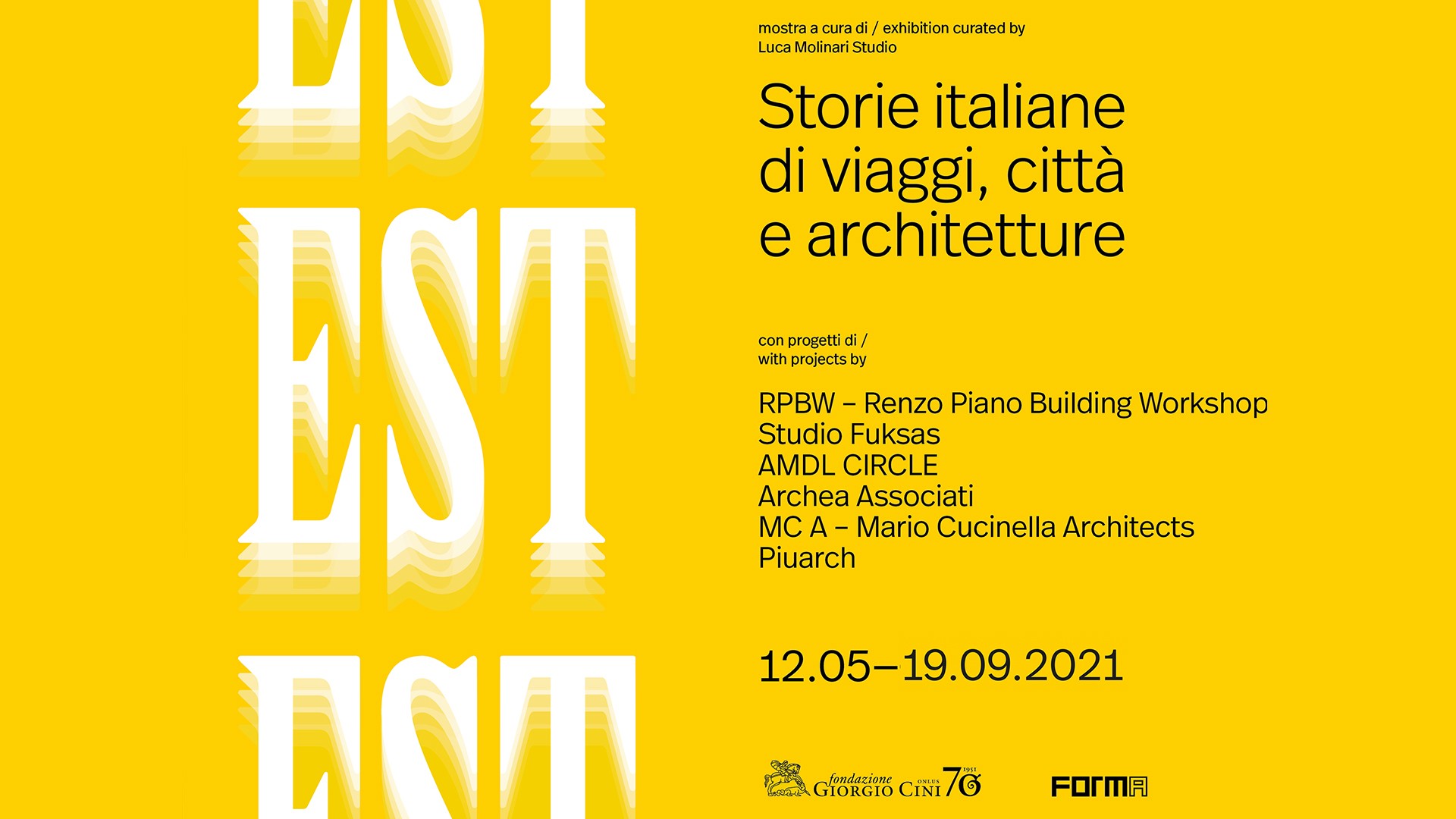 EST. Storie Italiane di Viaggi, Città e Architetture | Archea Associati